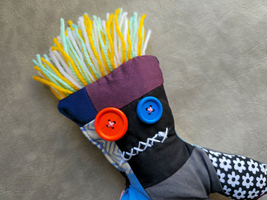Voodoo Doll | Handmade Zerowaste Toy | 009