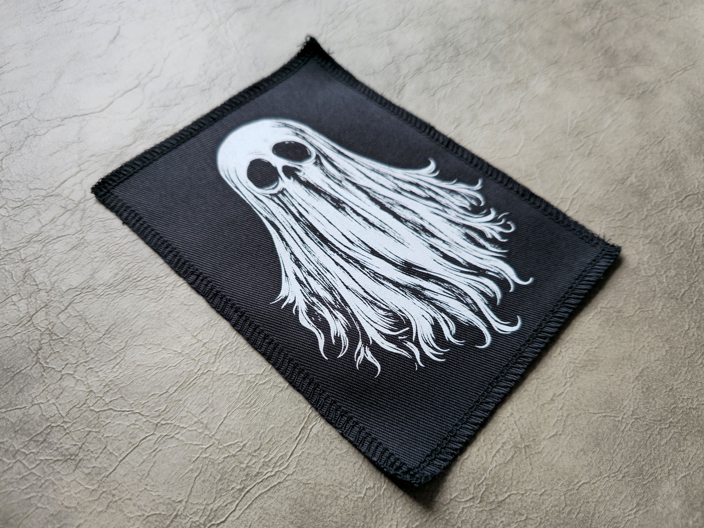 Ghost Patch | Screen Printed Patch | Sew On Patch