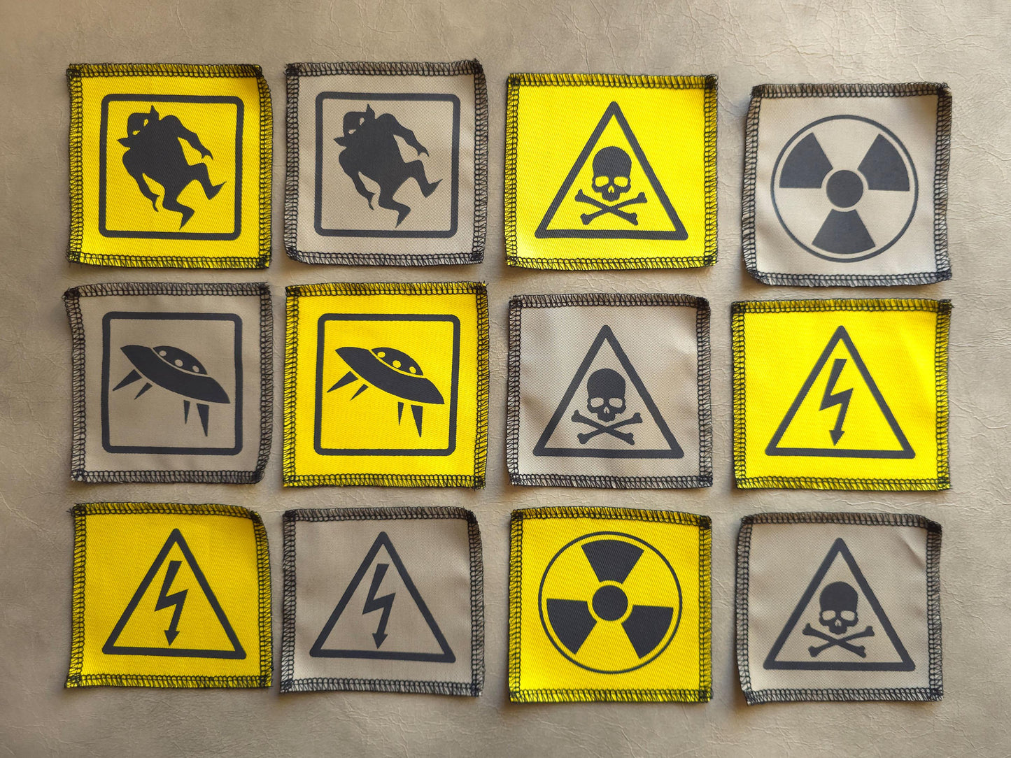 Alien Symbol Patch | Screen Printed Patch | Alternative Sew On Patch