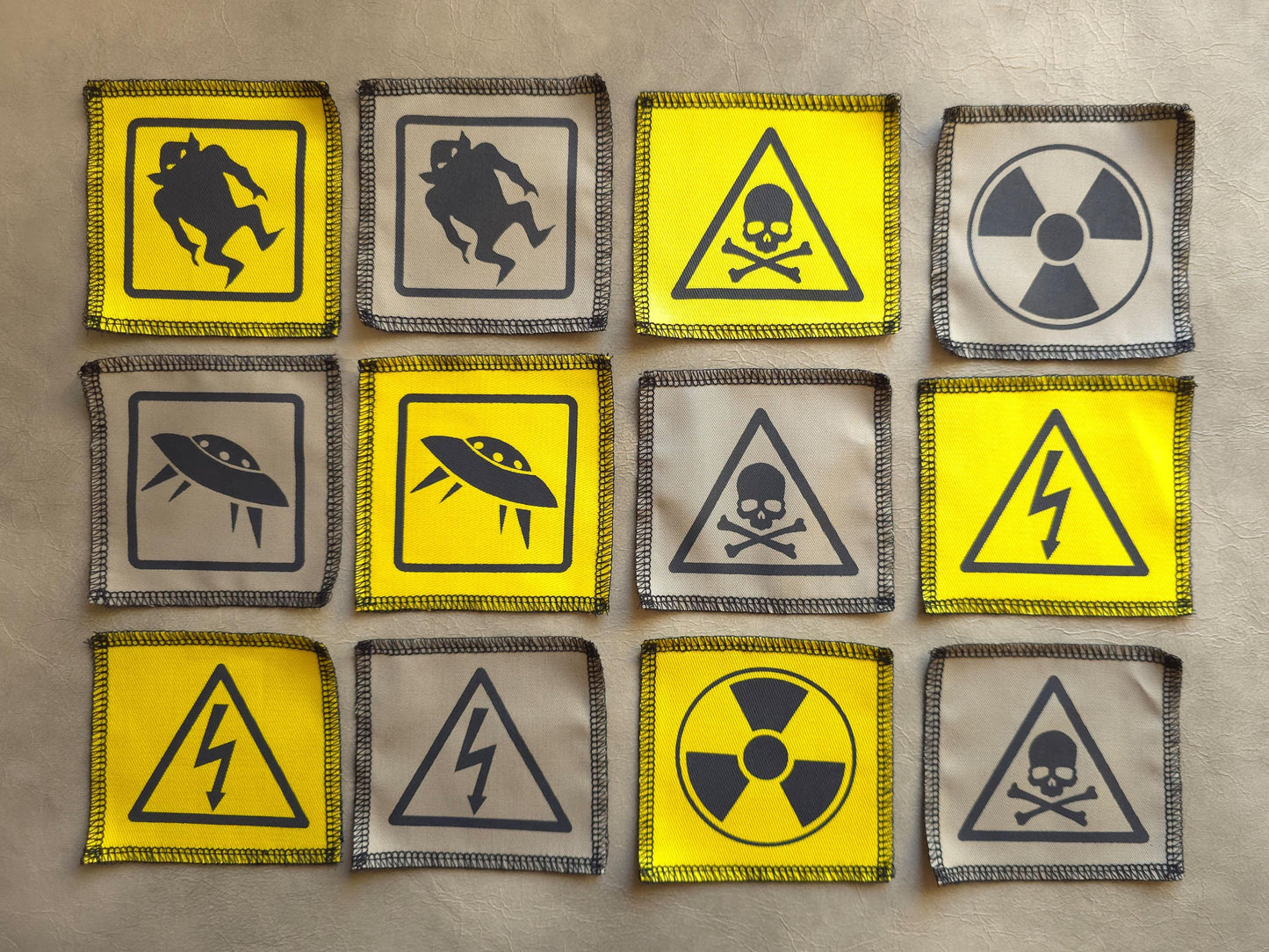 Monster Symbol Patch | Screen Printed Sew On Patch | Alternative Patch