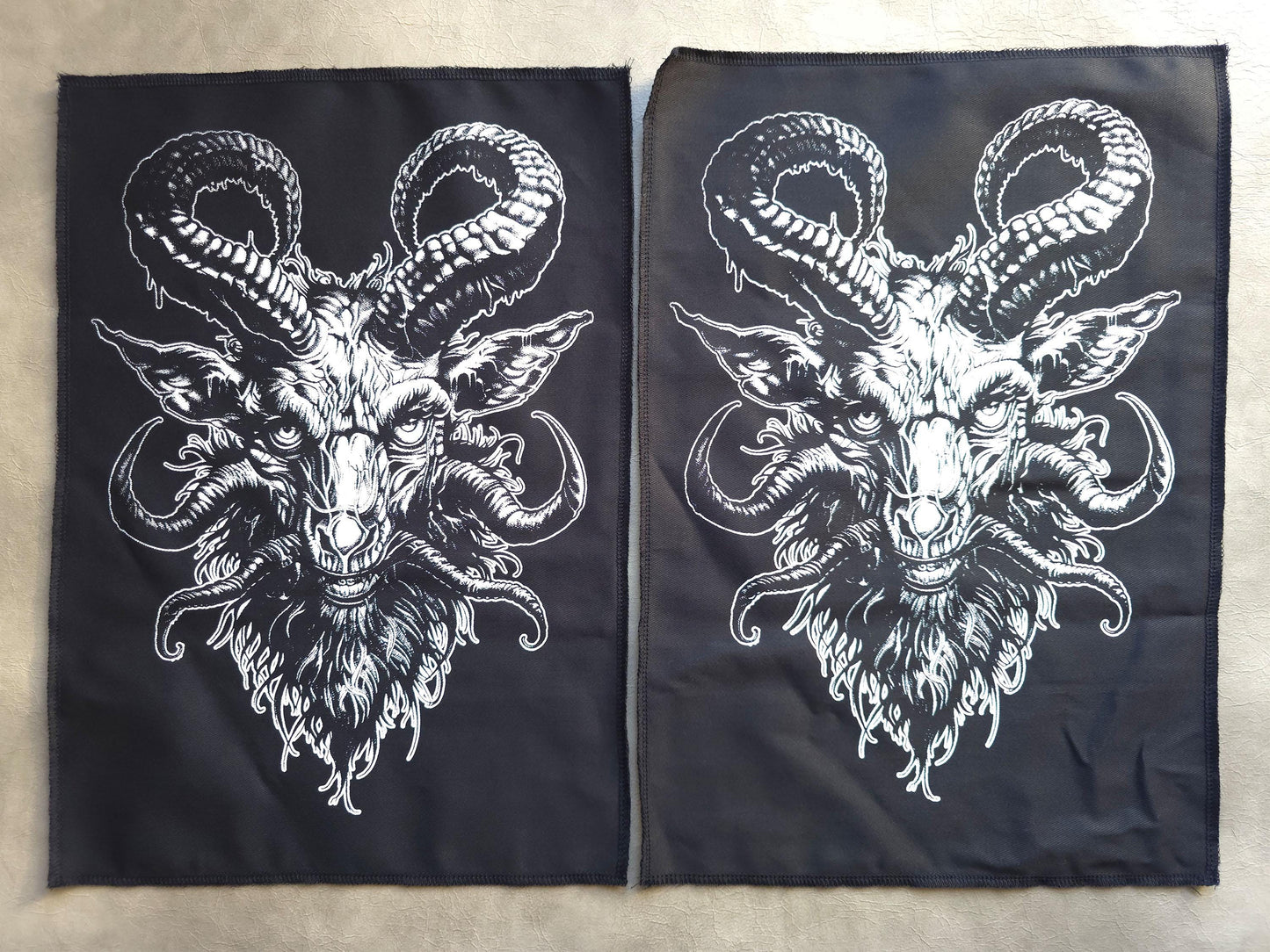 Baphomet Backpatch | Screen Printed Patch | Handmade
