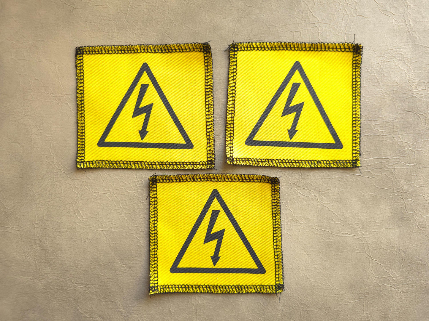 High Voltage Patch | Screen Printed Patch | Alternative Sew On Patch