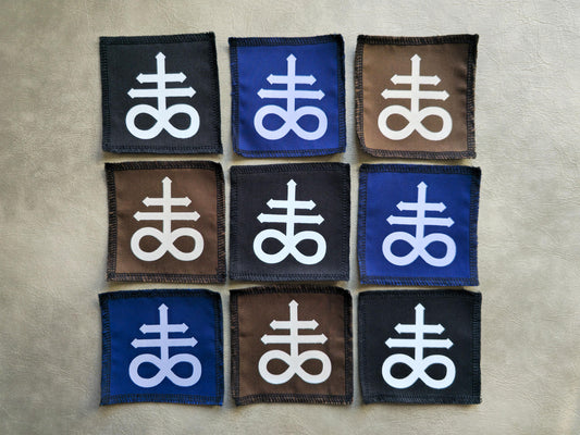 Leviathan Patch | Handmade Screen Printed | Punk Patch