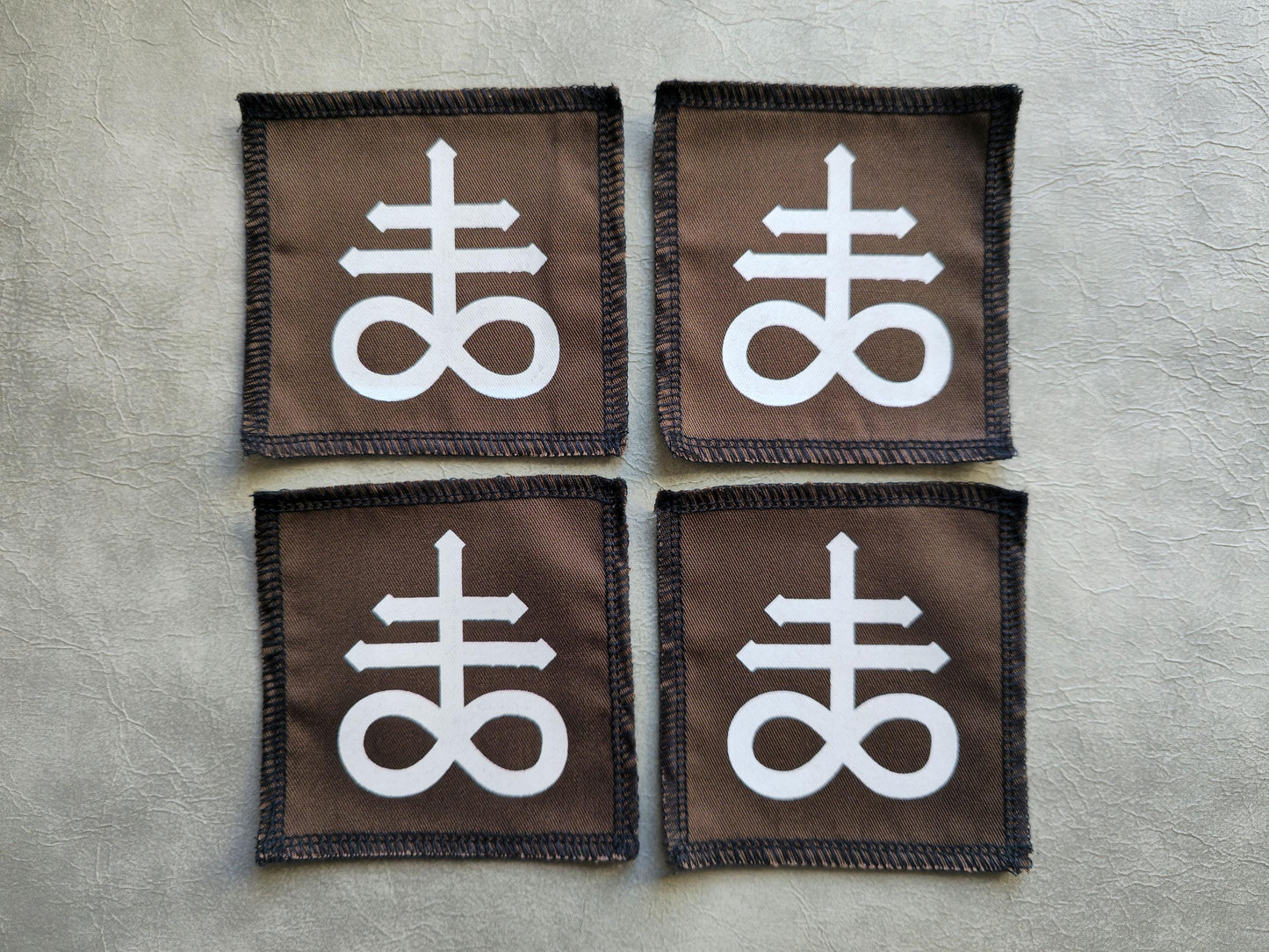 Leviathan Patch | Handmade Screen Printed | Punk Patch