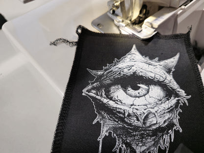 Eye See You Patch | Handmade Screen Printed Patch | Sew On Patch