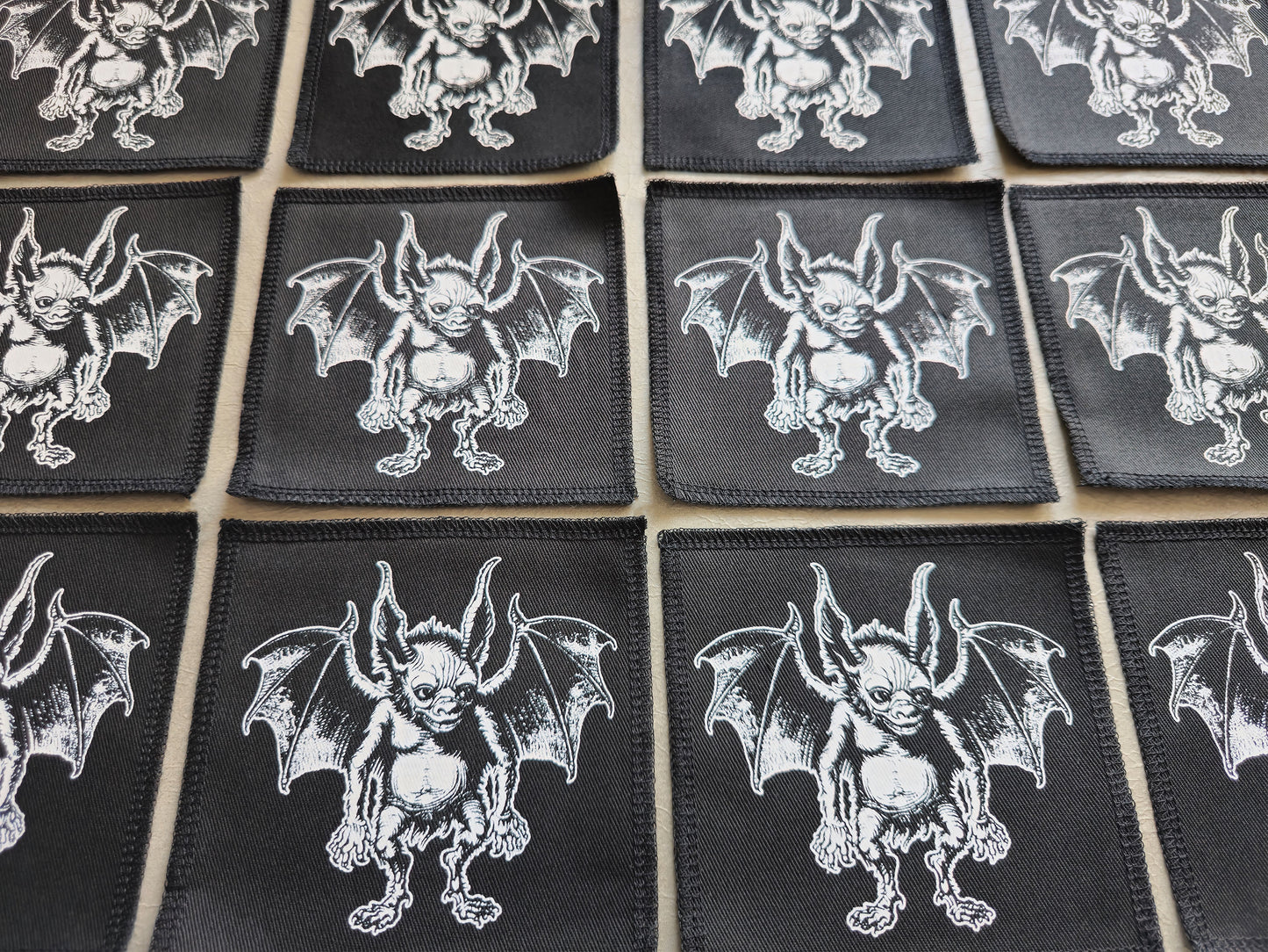 Little Devil Patch | Handmade Screen Printed Patch | Sew On Patch