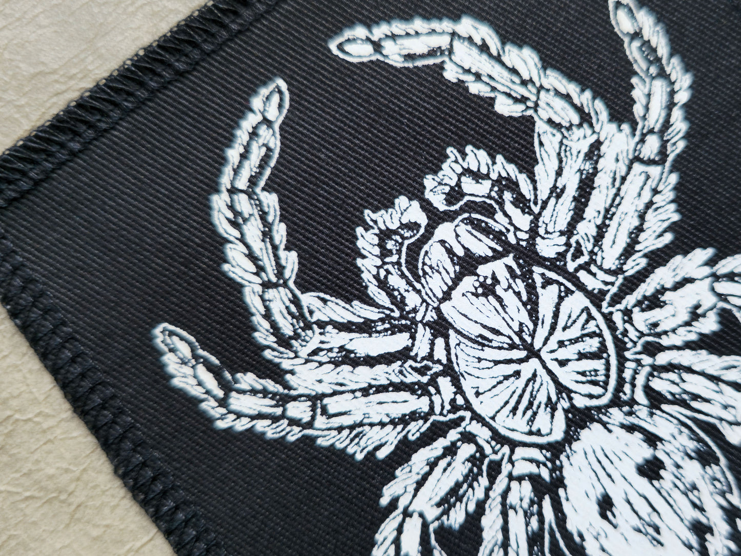 Tarantula Patch |  Handmade Screen Printed Patch | Sew On Patch
