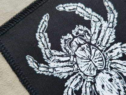 Tarantula Patch |  Handmade Screen Printed Patch | Sew On Patch