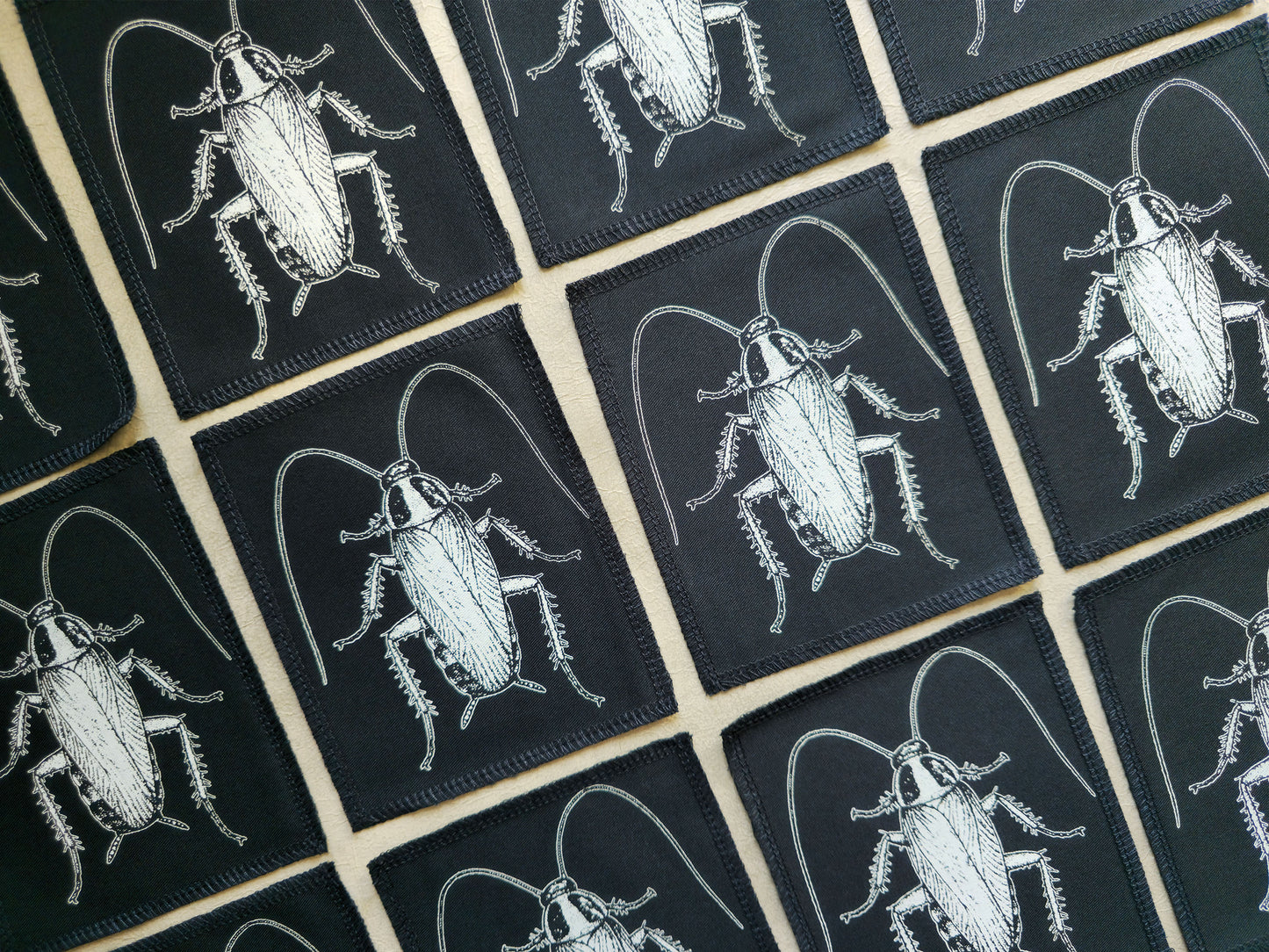 Cockroach Patch | Handmade Screen Printed Patch | Sew On Patch