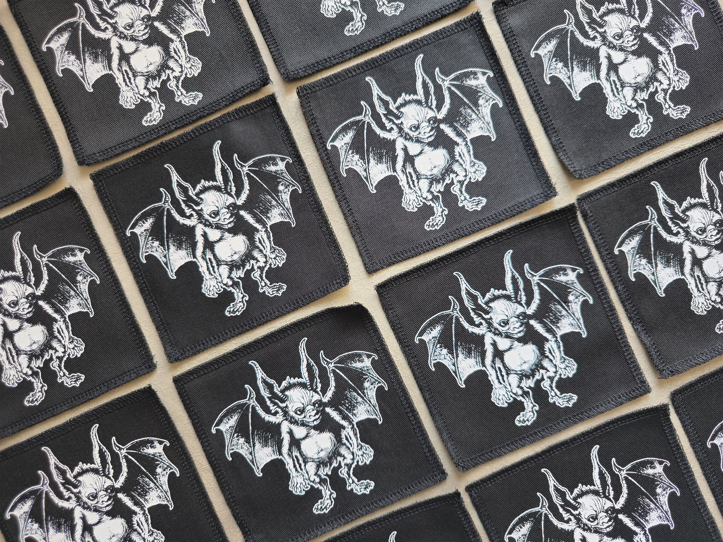 Little Devil Patch | Handmade Screen Printed Patch | Sew On Patch