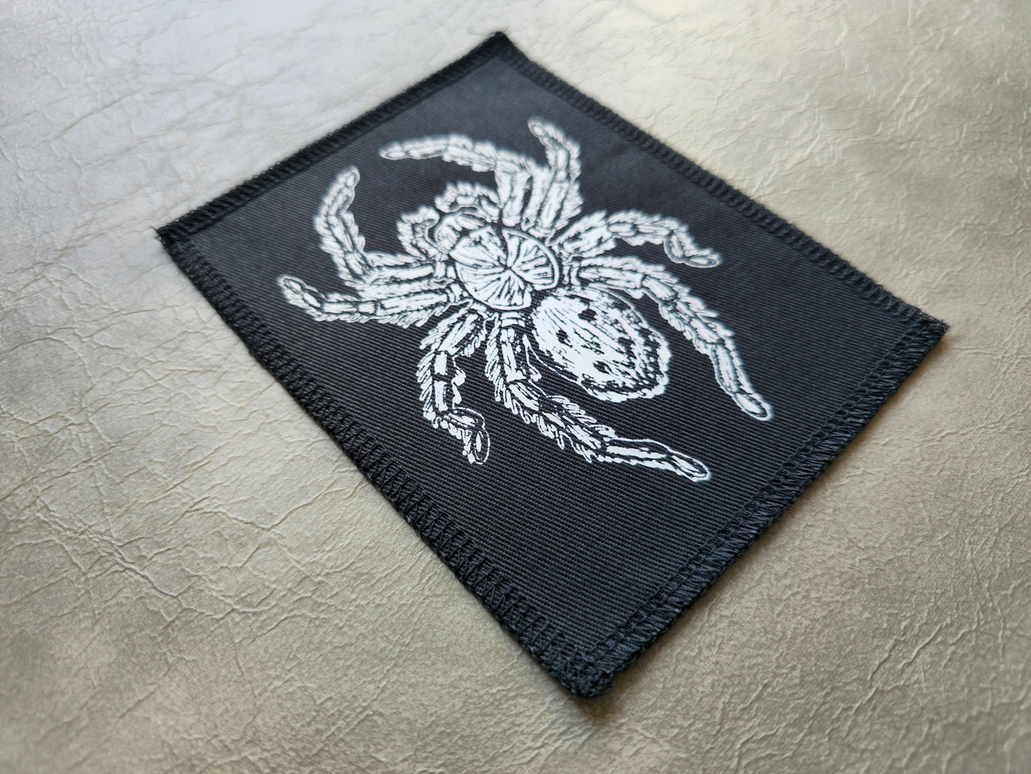Tarantula Patch |  Handmade Screen Printed Patch | Sew On Patch