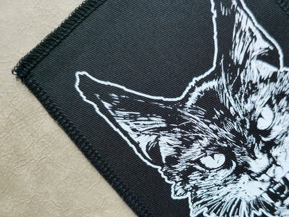Cat Patch | Handmade Screen Printed Patch | Sew On Patch