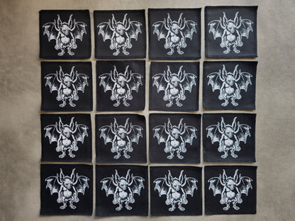 Little Devil Patch | Handmade Screen Printed Patch | Sew On Patch