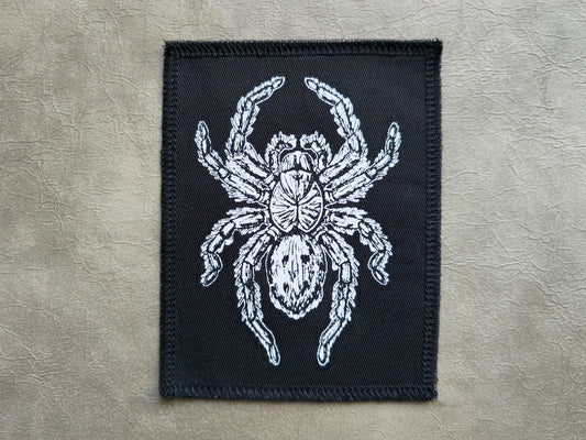 Tarantula Patch |  Handmade Screen Printed Patch | Sew On Patch