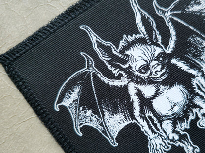Little Devil Patch | Handmade Screen Printed Patch | Sew On Patch