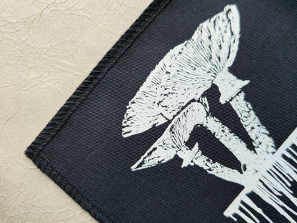 Mushroom Patch | Handmade Screen Printed Patch | Sew On Patch