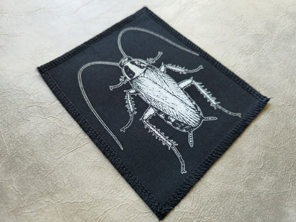 Cockroach Patch | Handmade Screen Printed Patch | Sew On Patch