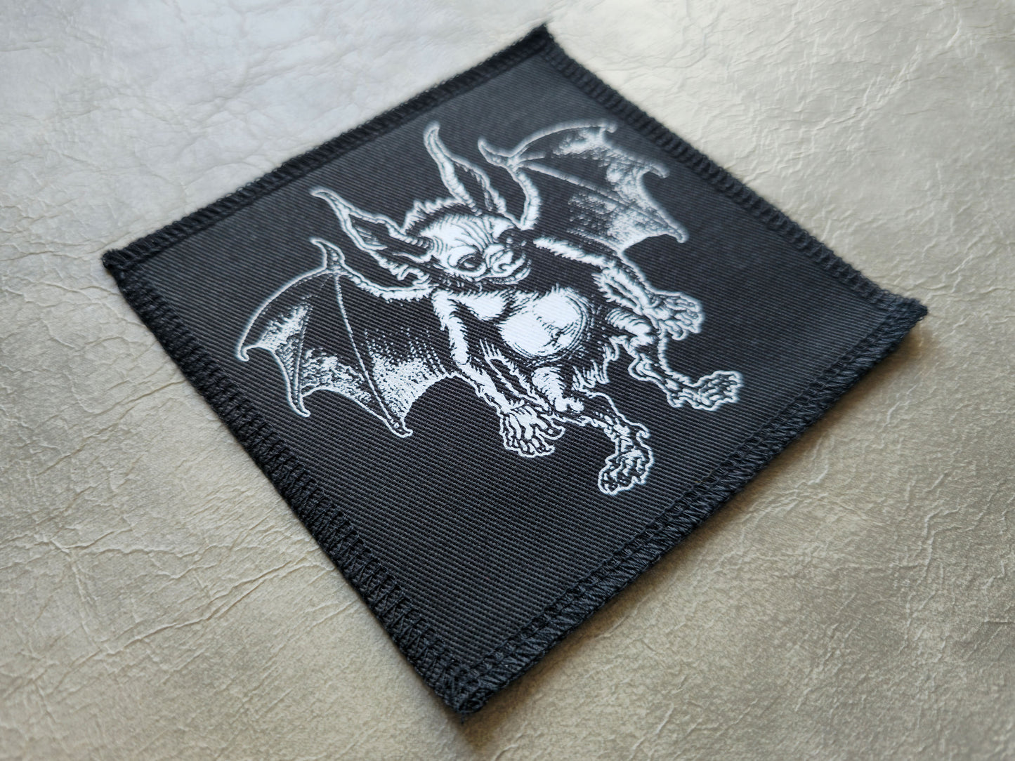 Little Devil Patch | Handmade Screen Printed Patch | Sew On Patch