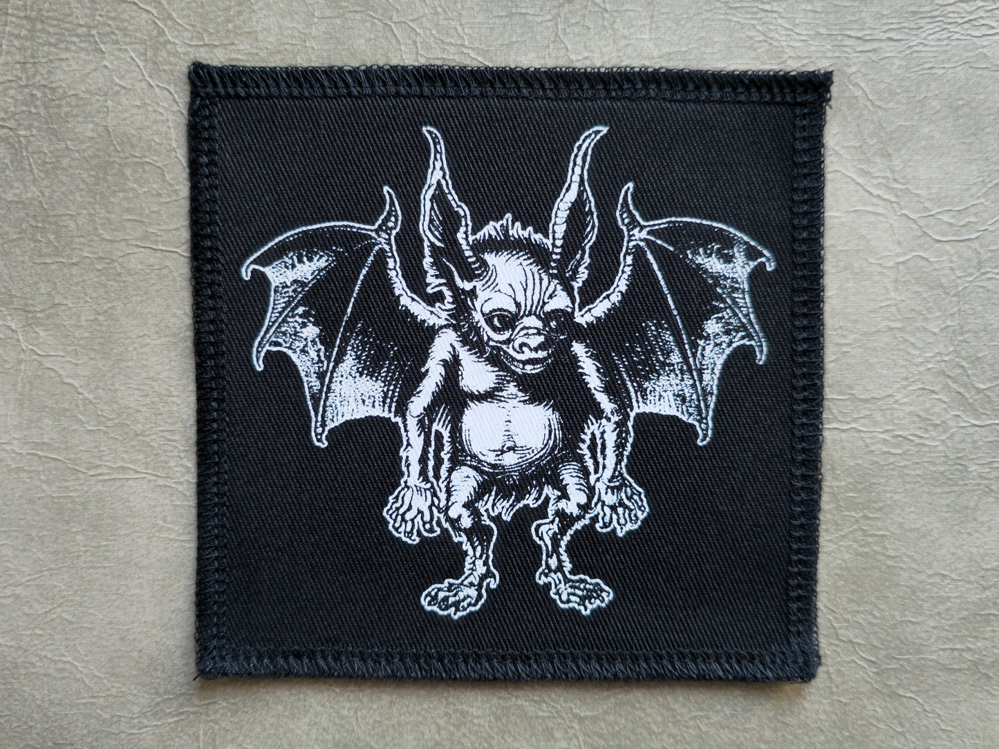 Little Devil Patch | Handmade Screen Printed Patch | Sew On Patch