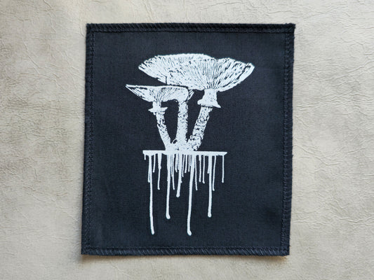 Mushroom Patch | Handmade Screen Printed Patch | Sew On Patch