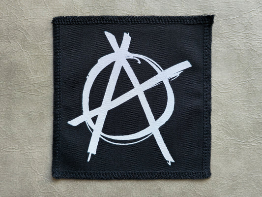 Anarchy Patch | Handmade Screen Printed Patch | Sew On Patch