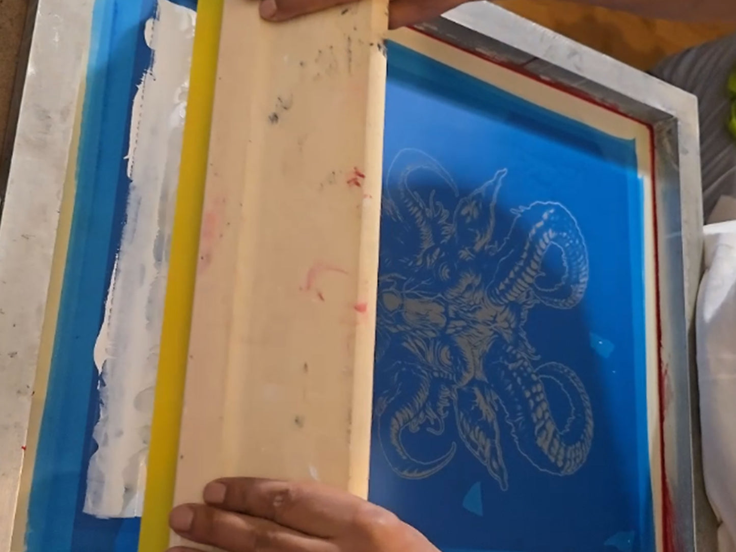 Baphomet Patch Dress | Handmade Screen Printed Dress | Zero waste Patchwork Dress