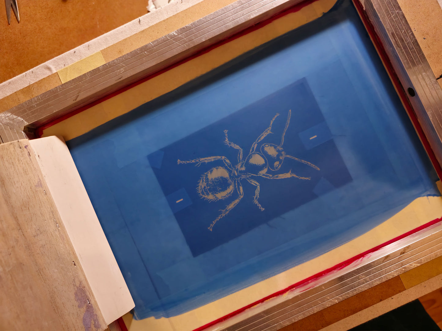 Ant Patch | Handmade Screen Printed Patch | Sew on Patch