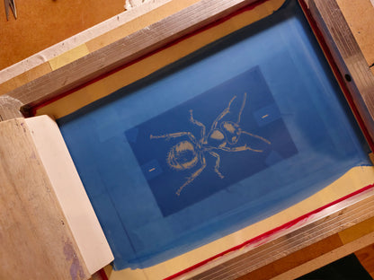 Ant Patch | Handmade Screen Printed Patch | Sew on Patch