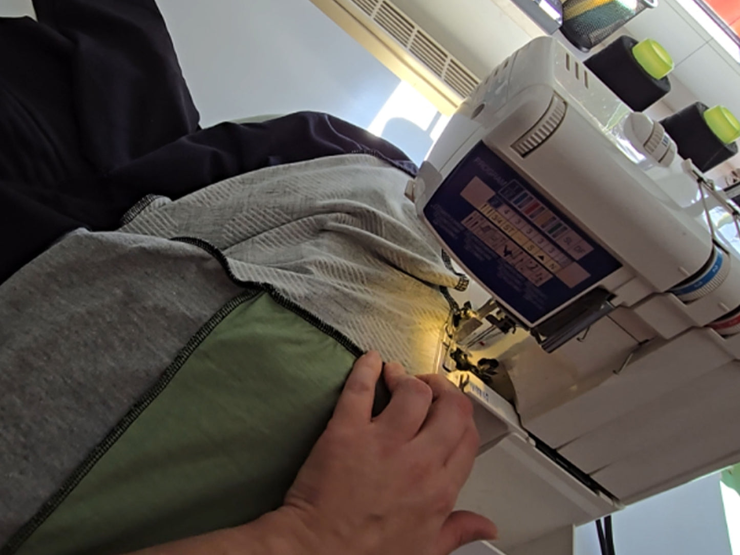 Eye See You Patch Dress | Handmade Screen Printed Dress | Zero waste Patchwork Dress