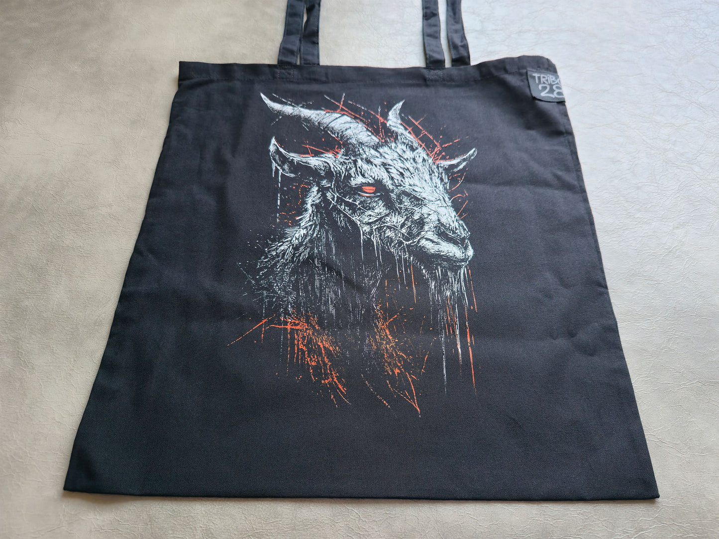 Goat Tote Bag | Screen Printed Rat Tote | Cotton Tote Bag