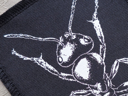 Ant Patch | Handmade Screen Printed Patch | Sew on Patch