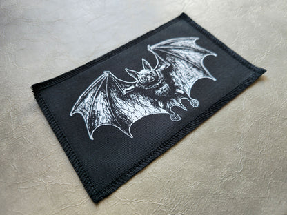 Bat Patch | Handmade Screen Printed Patch | Sew on Patch