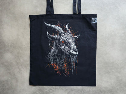Goat Tote Bag | Screen Printed Rat Tote | Cotton Tote Bag