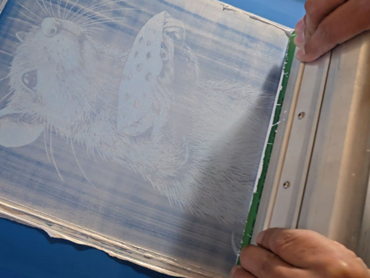 Rat With Cheese Tote Bag | Screen Printed Rat Tote | Cotton Tote Bag