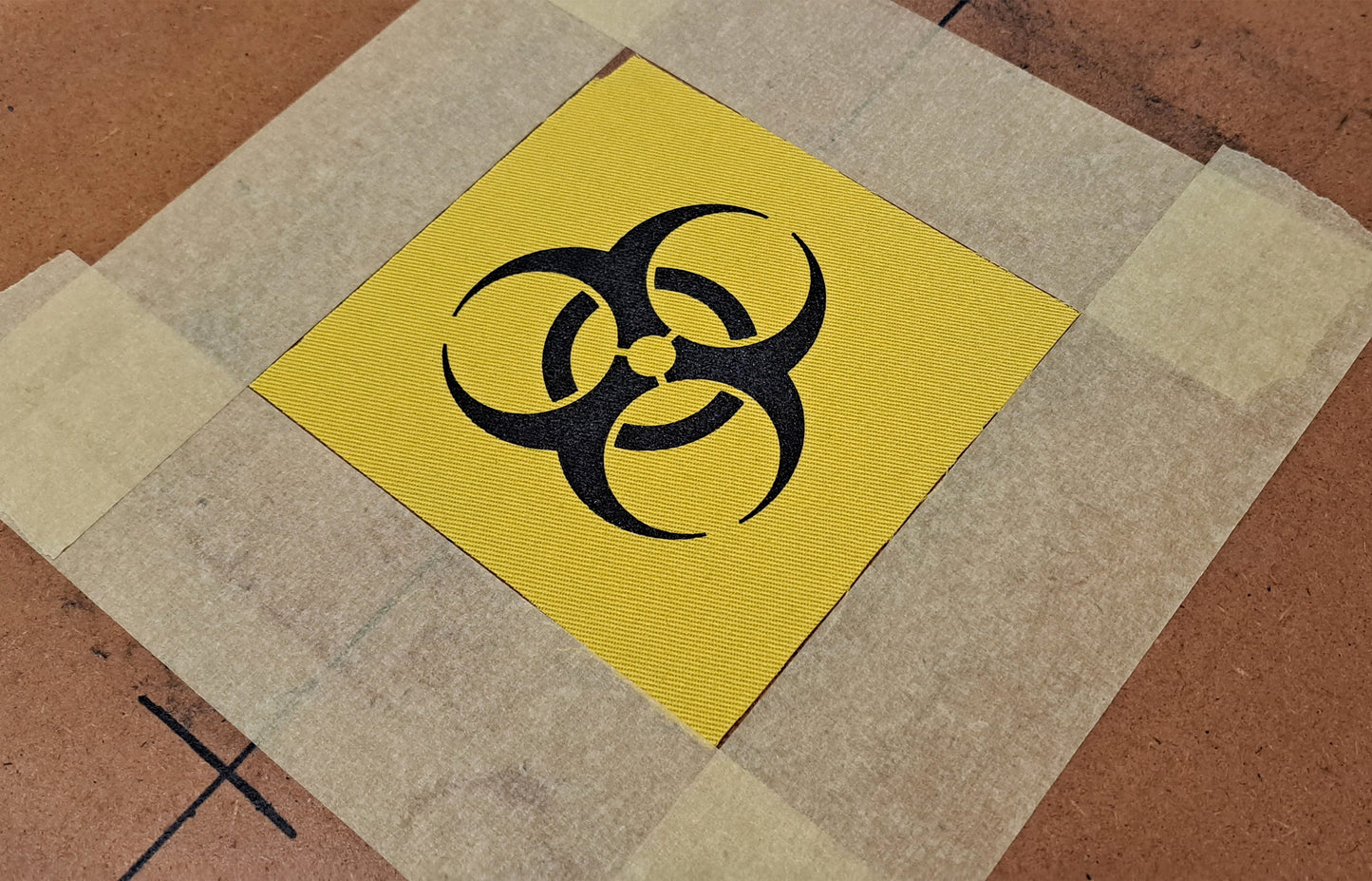 Biohazard Patch | Toxic Patch | Screen Printed Patch | Punk Diy Patch