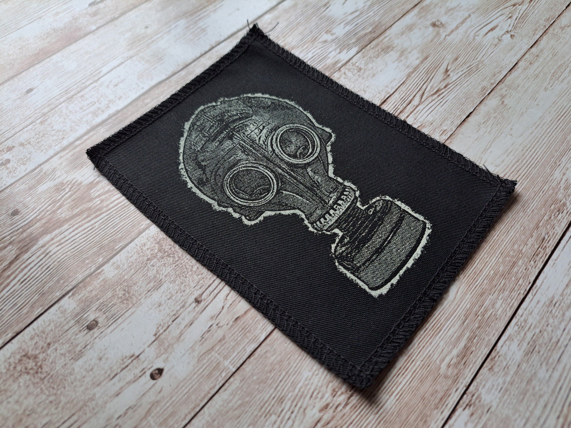 Gas Mask Patch | Punk Patch | Screen Printed Patch | Horror Patch | Apocalypse Patch