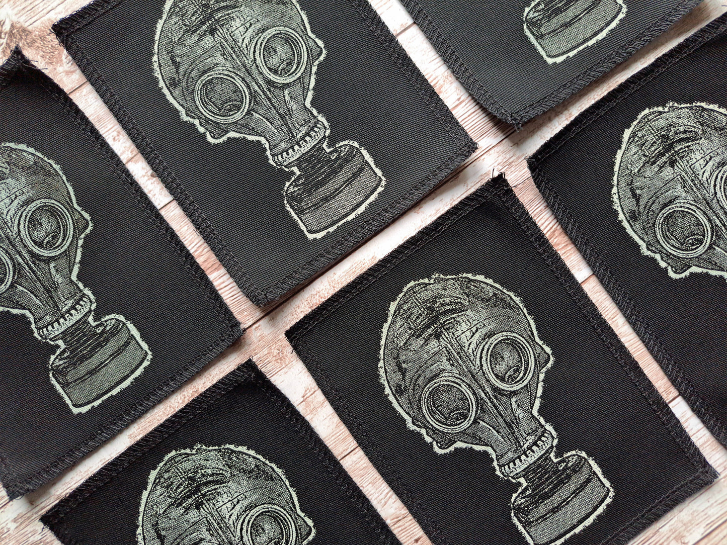 Gas Mask Patch | Punk Patch | Screen Printed Patch | Horror Patch | Apocalypse Patch