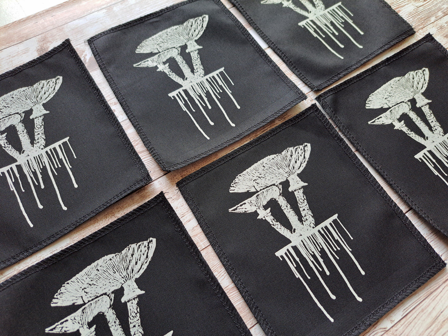 Mushroom Patch | Screen Printed Patch | Sew on Patch | Fungus Patch