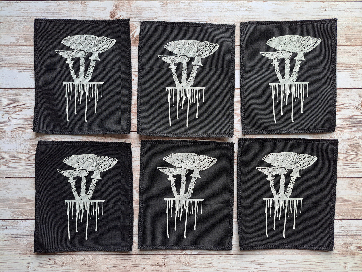 Mushroom Patch | Screen Printed Patch | Sew on Patch | Fungus Patch