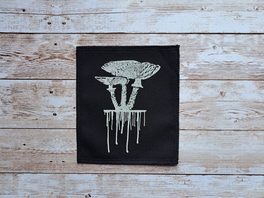 Mushroom Patch | Screen Printed Patch | Sew on Patch | Fungus Patch