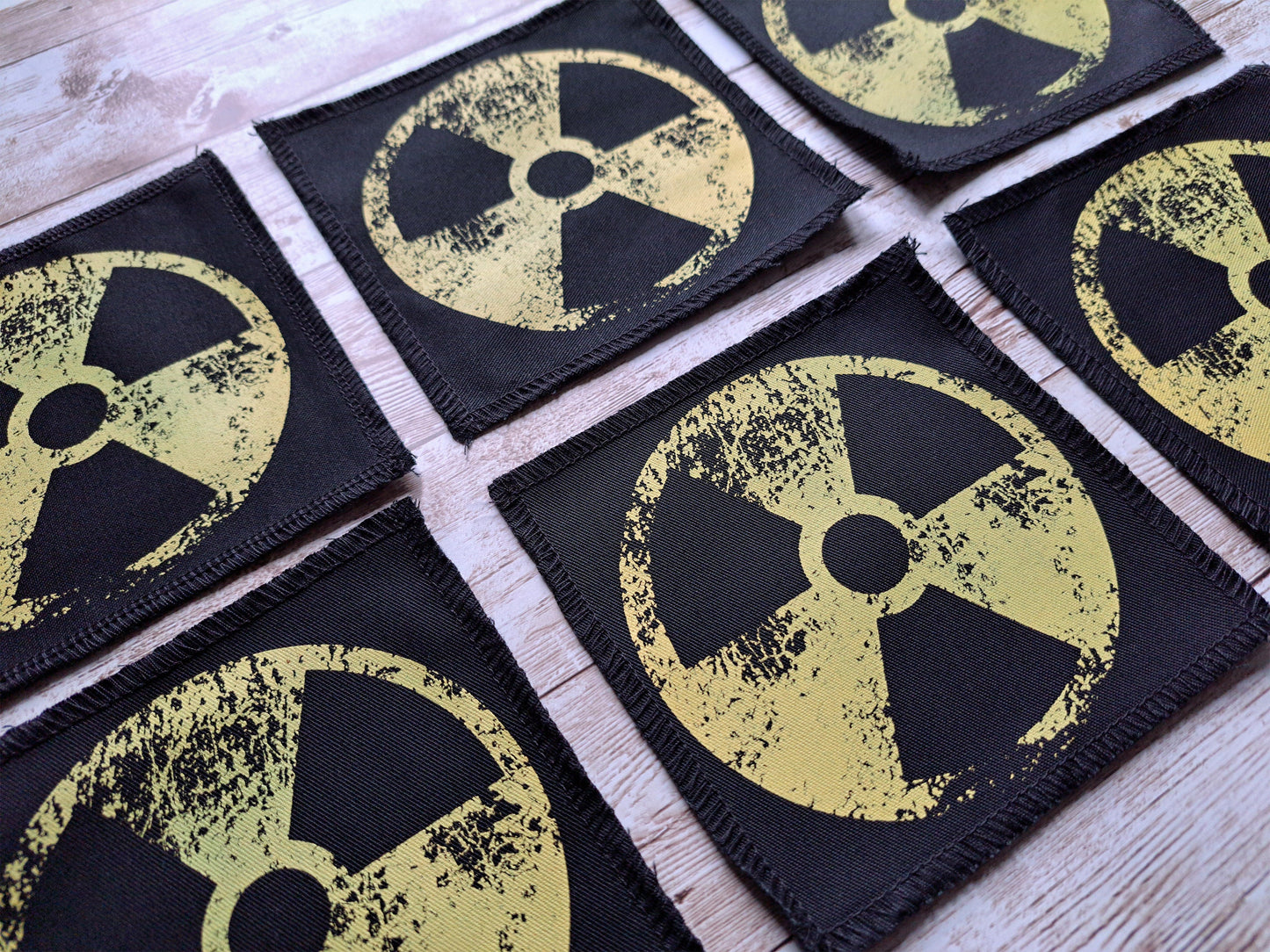 Radioactive Patch | Nuclear Radioactivity | Screen Printed Patch | Punk Alternative Patch | Diy Patch