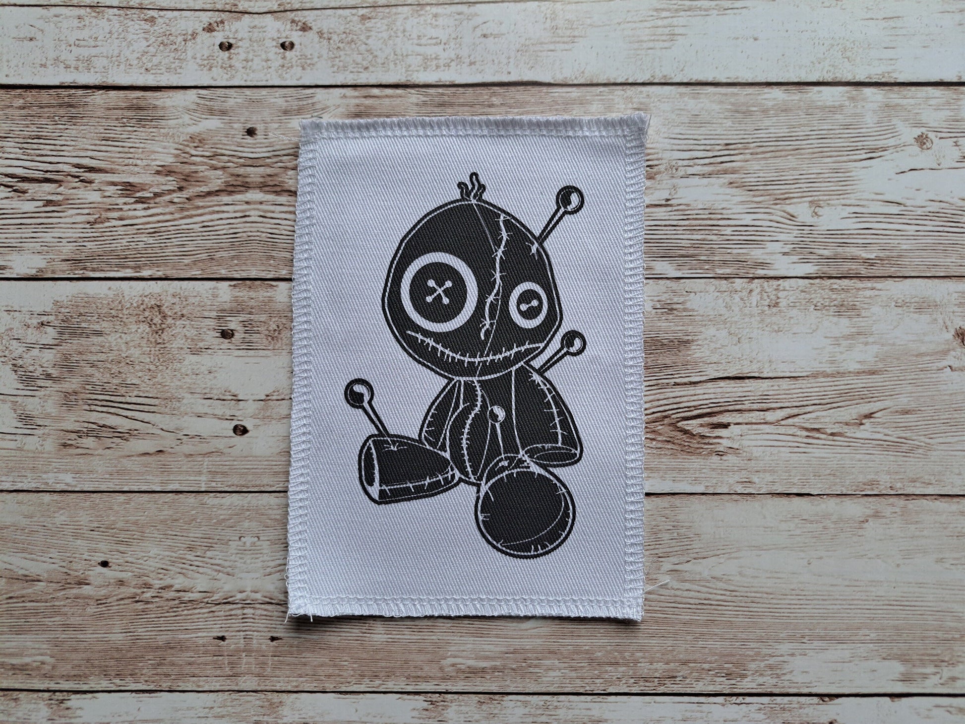 Voodoo Doll Patch | Horror Patch | Punk Patch | Sew On Patch | Screen Printed Patch