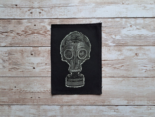 Gas Mask Patch | Punk Patch | Screen Printed Patch | Horror Patch | Apocalypse Patch