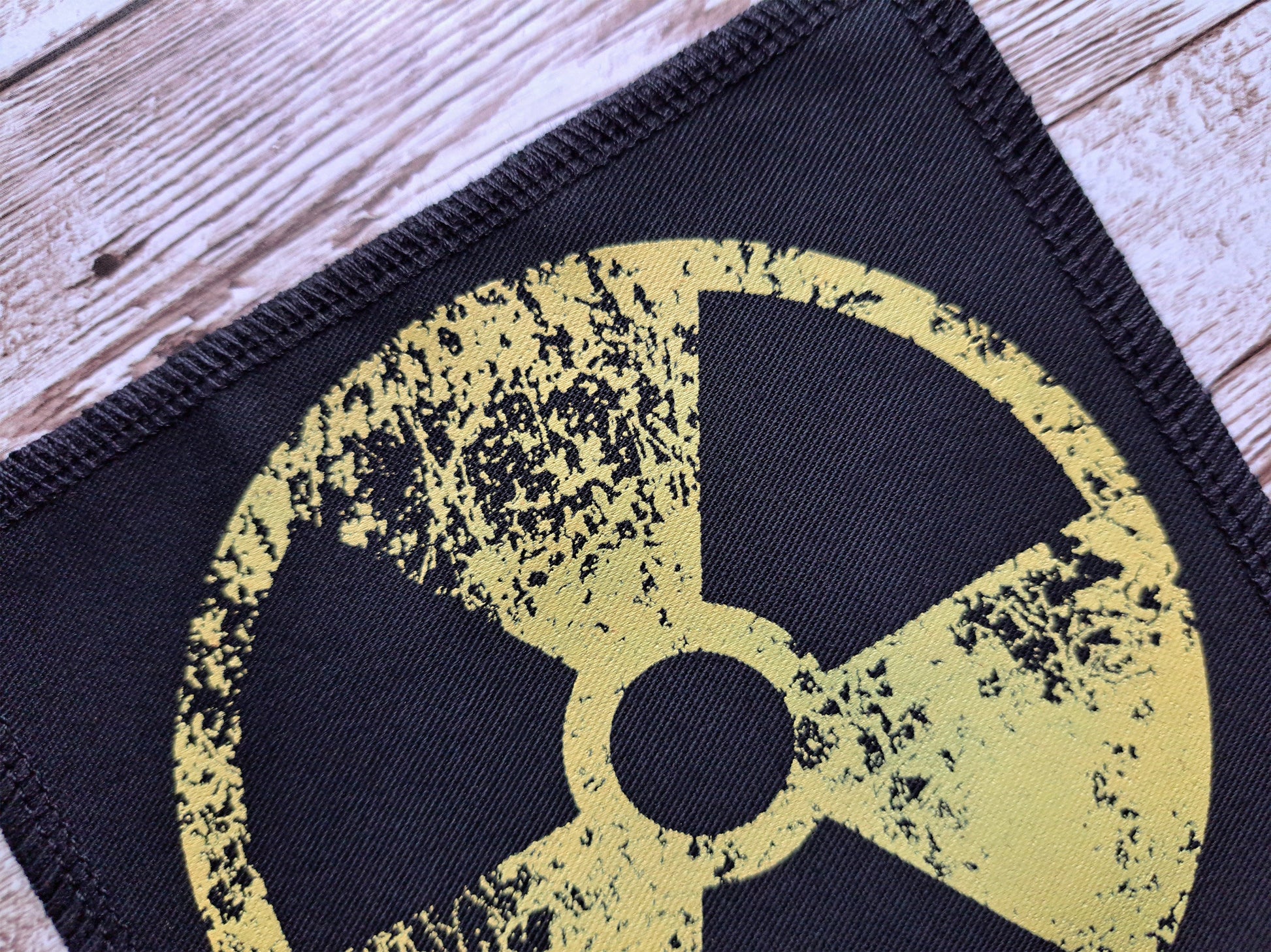 Radioactive Patch | Nuclear Radioactivity | Screen Printed Patch | Punk Alternative Patch | Diy Patch