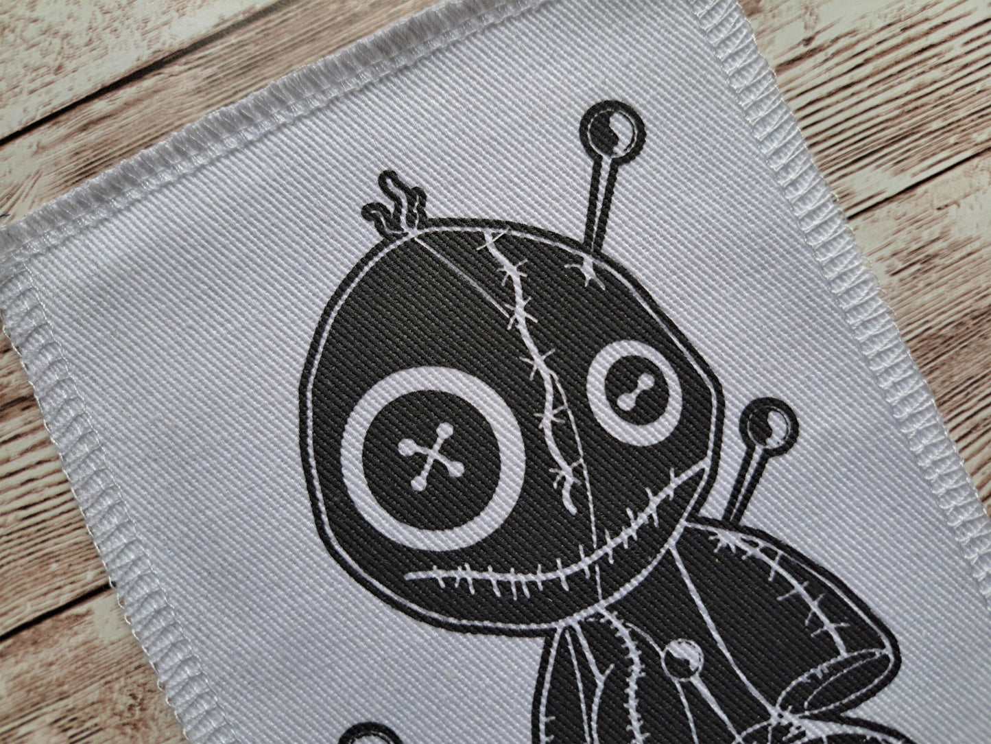 Voodoo Doll Patch | Horror Patch | Punk Patch | Sew On Patch | Screen Printed Patch