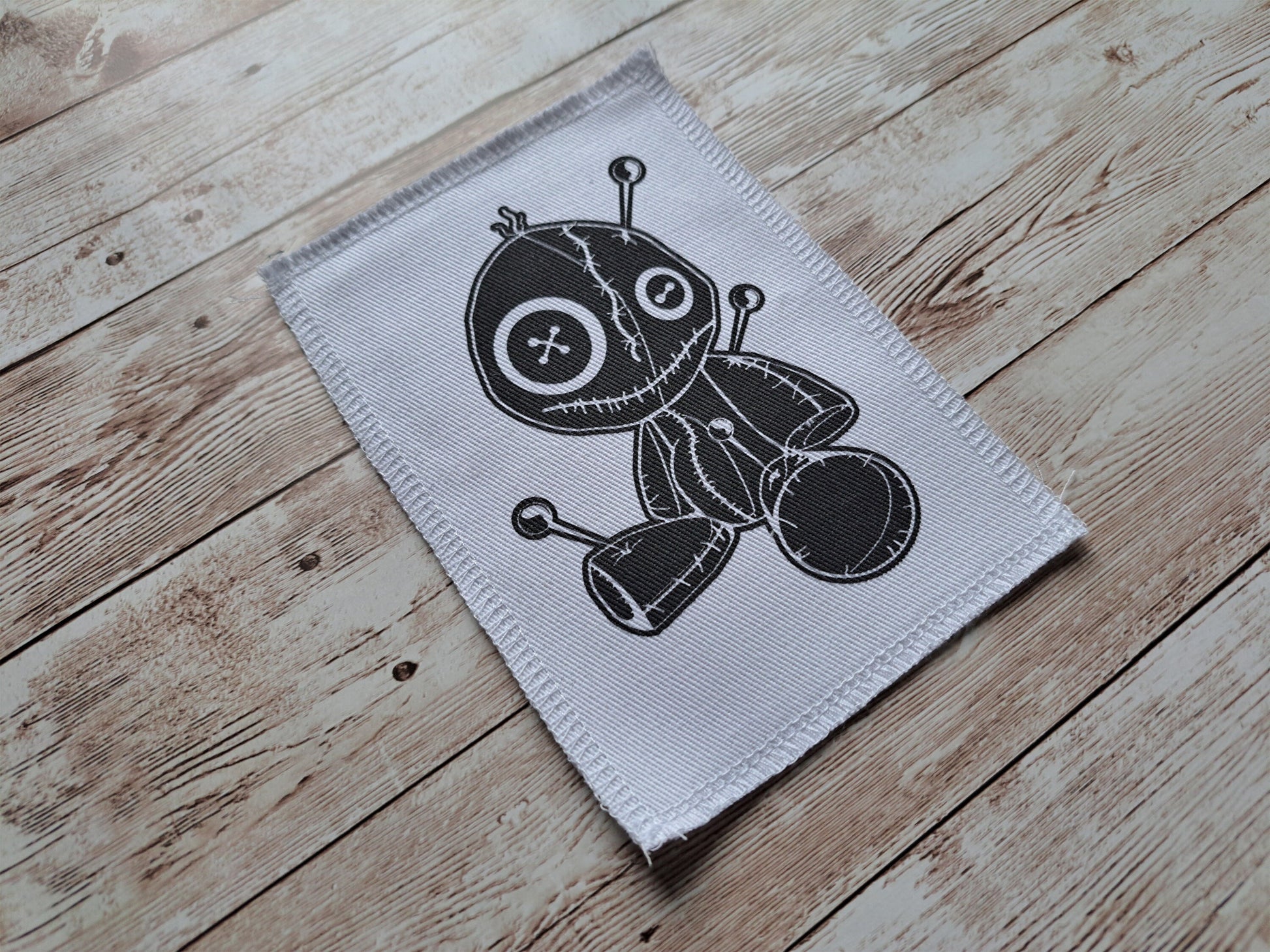 Voodoo Doll Patch | Horror Patch | Punk Patch | Sew On Patch | Screen Printed Patch