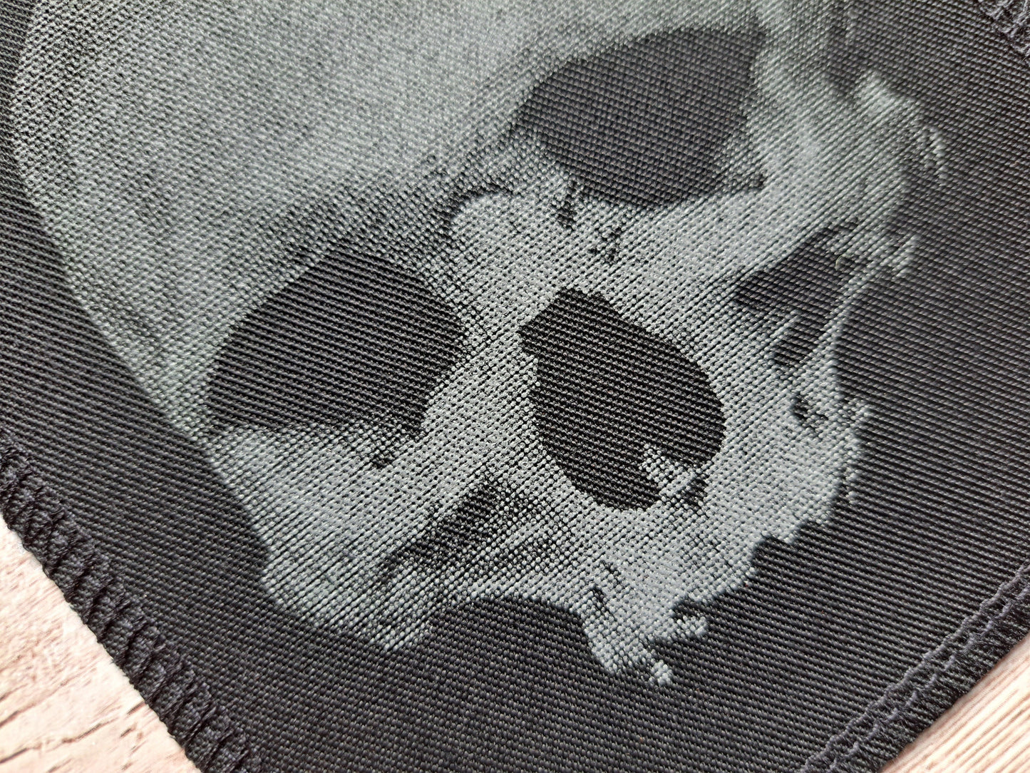 Skull Patch | Dark Gothic Punk Patch | Horror Patch | Halftone Patch | Skull Print | Dark Psycho Patch