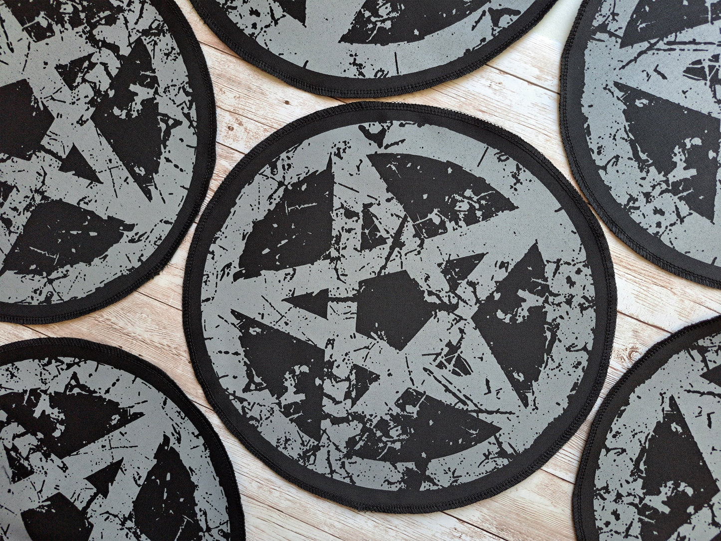 Pentagram Back Patch | Screen Printed Patch | Metal Punk Backpatch