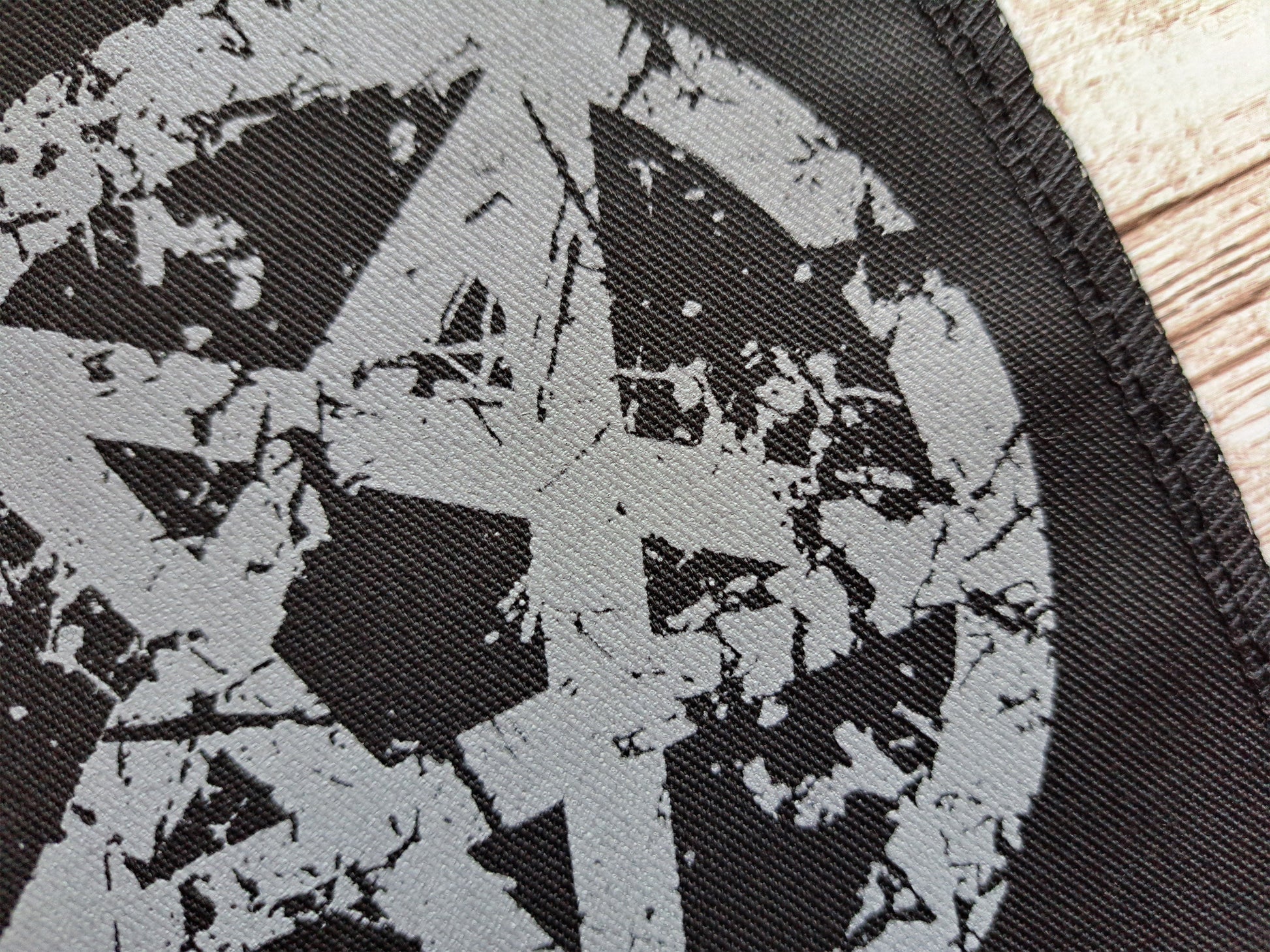 Pentagram Patch | Screen Printed Patch | Handmade Satanic Patch