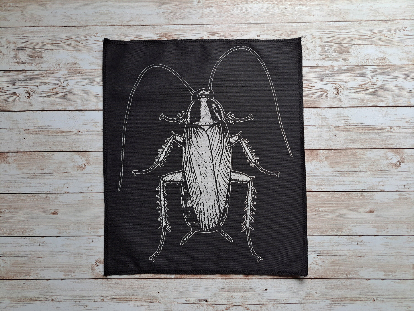 Cockroach Backpatch | Screen Printed Patch | Handmade